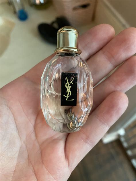 ysl silver bottle